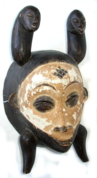 West African Punu or Igbo Mask